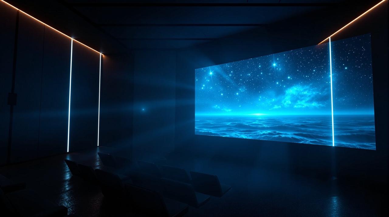 星语影视 影院观影氛围背景